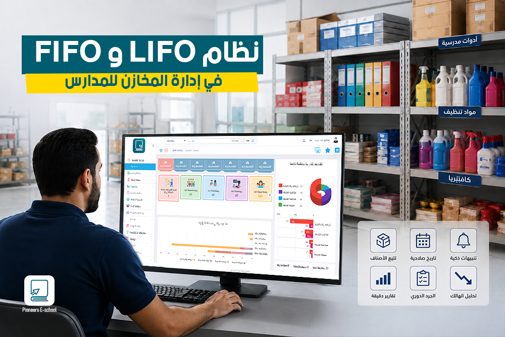 FIFO & LIFO Inventory Management in Pioneers E-School | Smart School Stock Control System